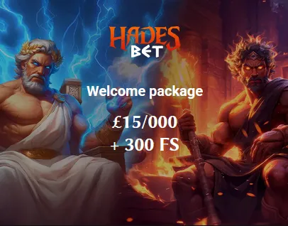 Exclusive casino welcome bonus for new players at HadesBet Casino